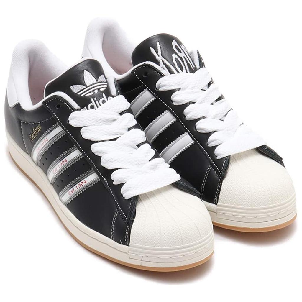 Korn X Adidas Superstar 30th Anniversary Unisex Sneakers Black Core-Black Translucent IH1313