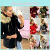 Winter Womens Fur Lined Parka Hooded Jacket Warm Thick Overcoats Coats Outwear