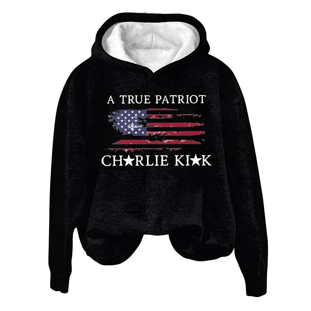 Ladies Fashion Casual Long Sleeve Printed Round Neck Hoodie Pullover Top