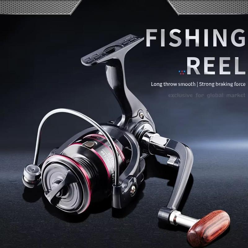 2024 Ultra Light Spinning Fishing Reel No Backlash Bearing 8kg Max Drag 5.2:1 Gear Ratio Full Metal Screw-In Freshwater Carp Fishing Coil