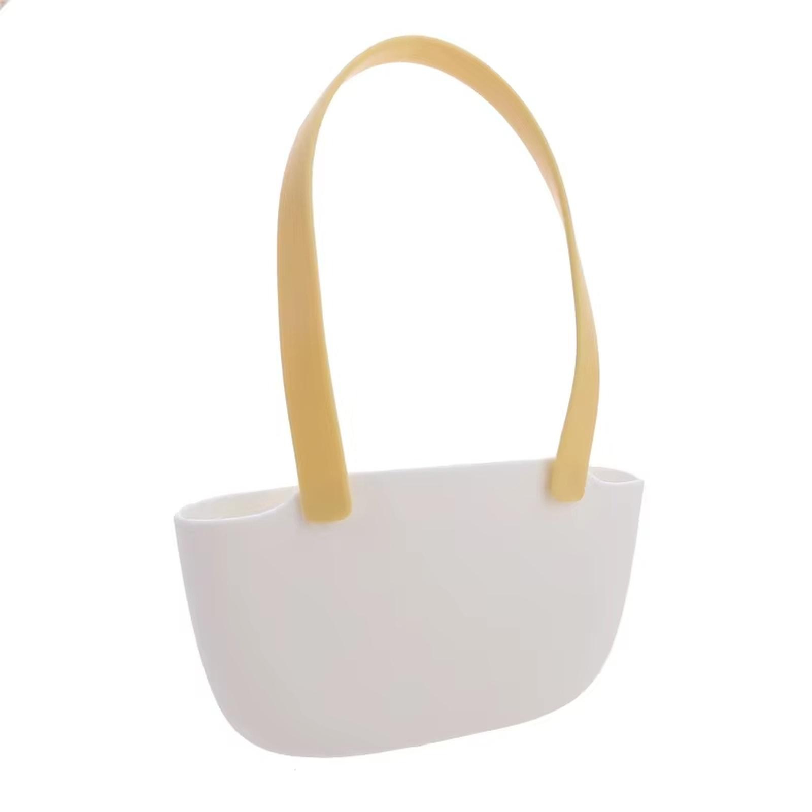 

Kitchen Sink Rack Hanging Basket Single-Layer Storage Bag Organizer one size жовтий