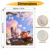 Disney Zootopia Spring Blossom Painting by Numbers Hand Filled Drawing Art Kit Home Decor