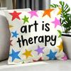 Art CColorful Star Hand Cushion Cover Cushion Cover Set Pcs X X X Pillowcase Decorative Sofa Home Decor