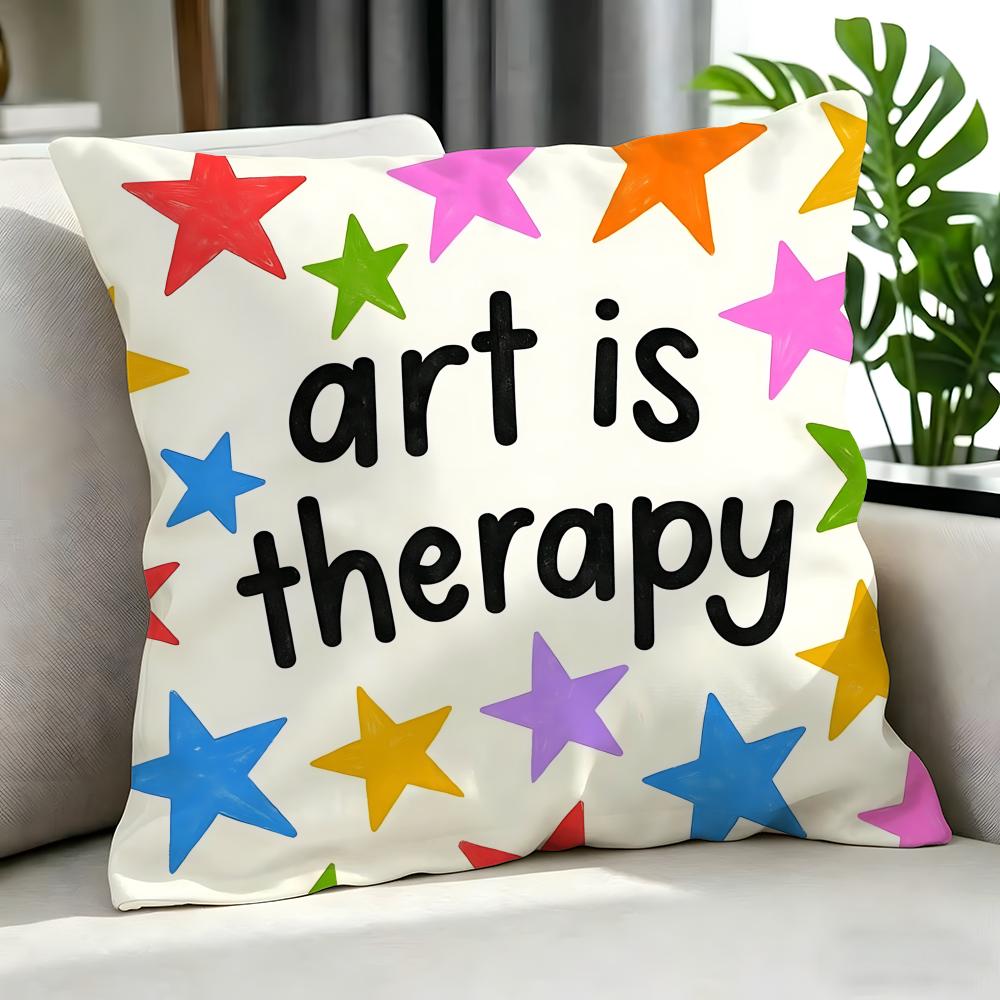 Art CColorful Star Hand Cushion Cover Cushion Cover Set Pcs X X X Pillowcase Decorative Sofa Home Decor