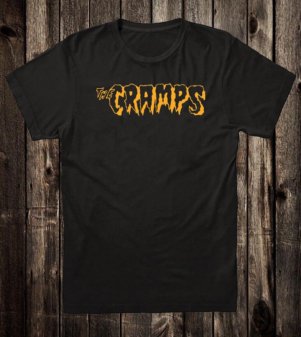 Ретро Футболка 100% Хлопок Стиль Панк 80-х The Cramps Рок-н-ролл L