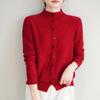 Women's French Sequined Knit Cardigan: Thick Autumn/Winter Outerwear Sweater 2025