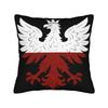 Symbols of Poland Pillowcases  Funny Pillow Case For Sofa Home Decoration Square Pillow Cover