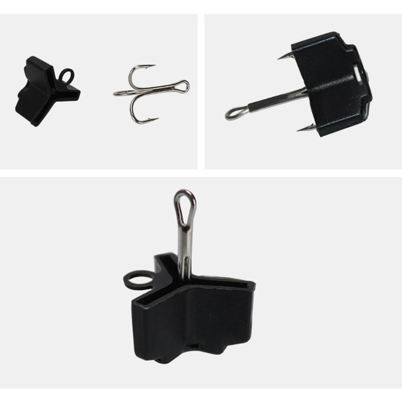 50 Pieces Fishing Hook Bonnets Fishing Treble Hooks Protector Fishing Hook Safety Cover Treble Hook Safety Holder Covers