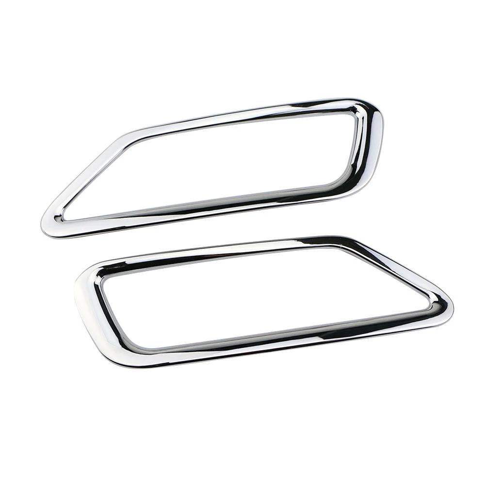 For Toyota RAV4 Rav 4 2014 2015 Rear Fog Light Cover Reflector Foglight Lamp Trim Chrome Frame Molding Styling Accessories