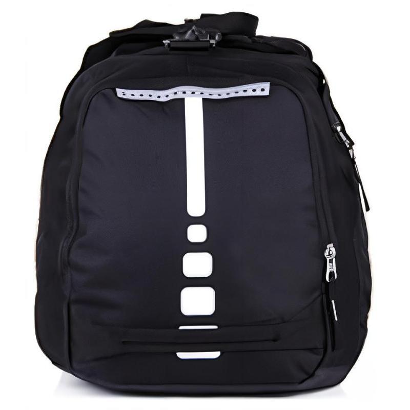 Nike Polyester Handbag, Crossbody Gym Bag Medium Unisex Black Casual BA4881-001