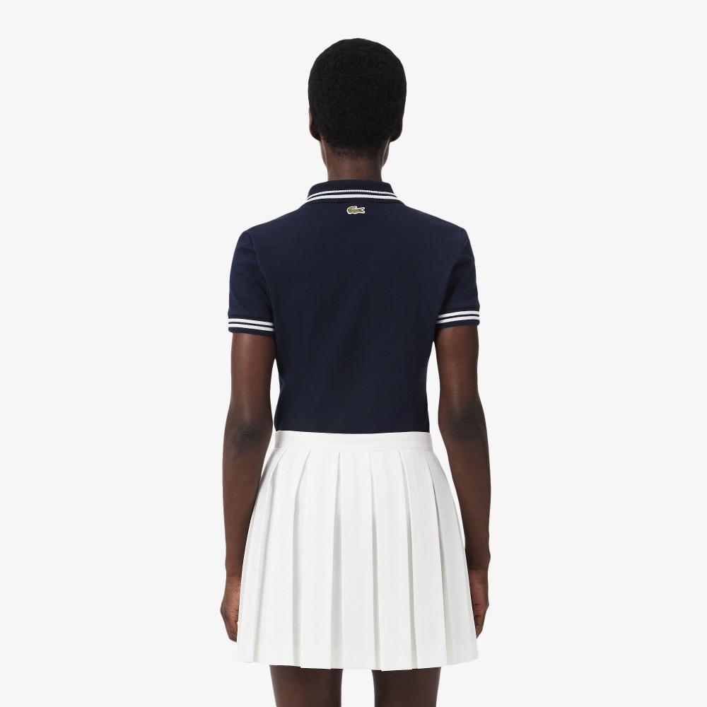 [Lacoste] Women's Roland Garros Tennis Pique Polo Shirt PF0582-56G166