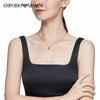Emporio Armani Fashionable Diamond Moon Eagle Logo Men's Necklace Women's Model Rose Gold F Original Bag