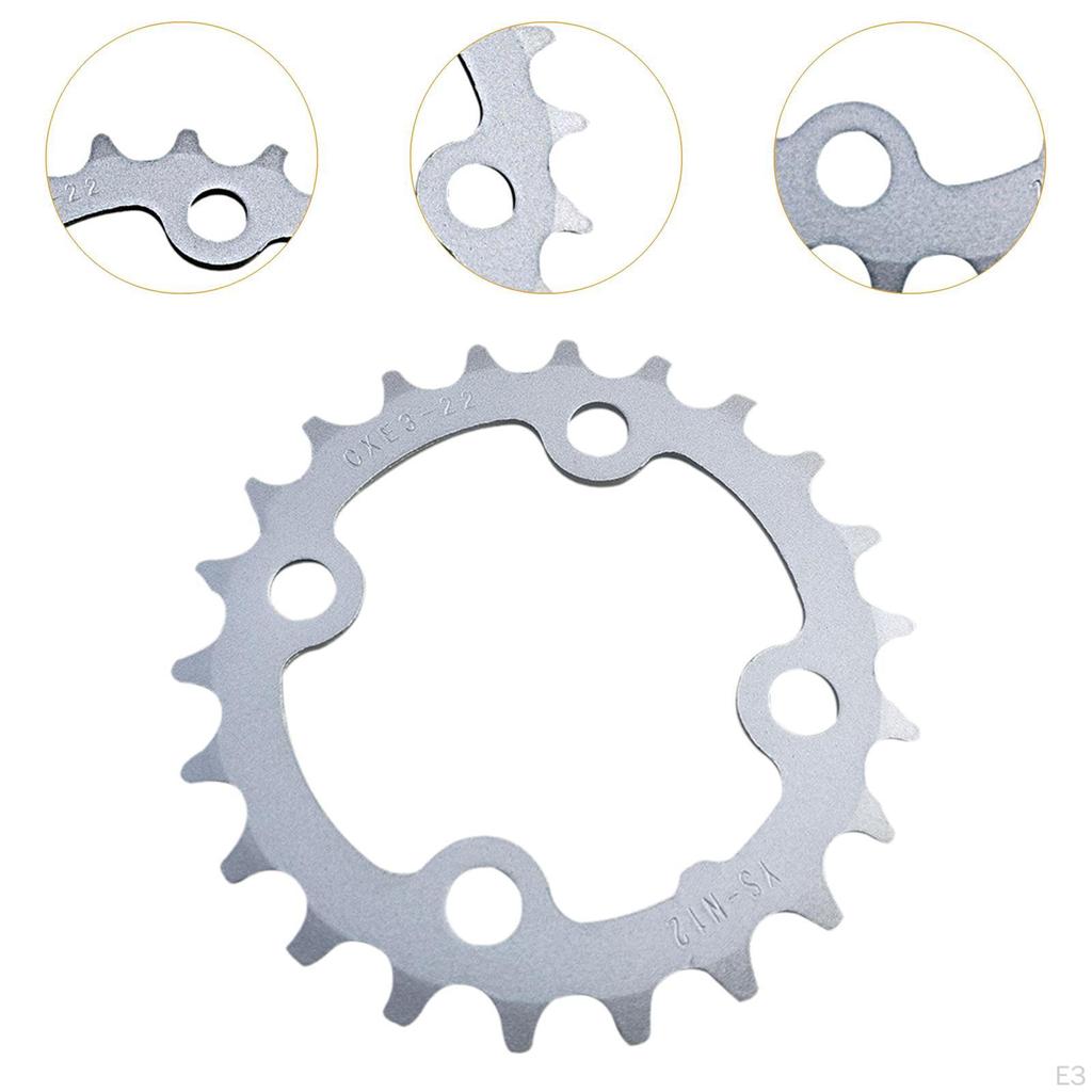 Bike Chainring Bicycle Single Chain Ring 22T Spare Parts Lightweight Cycling Accessories Repairing