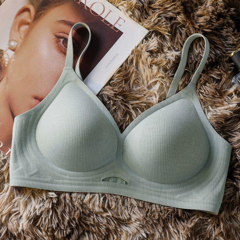 Women's Seamless Push-up Bra: Soft, Comfortable, Wire-free, Anti-sagging, Side Support, Thin Fit