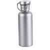Pure Titanium Water Bottle Single-layer Lightweight Portable Suitable Direct Flame Heating Cycling Camping Mountain Kettle Sports (500ML A)