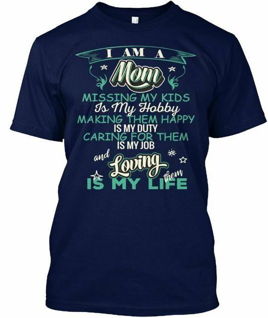 

Mothers Day Moms Kids T-Shirt Made in the USA Size S to 5XL XL