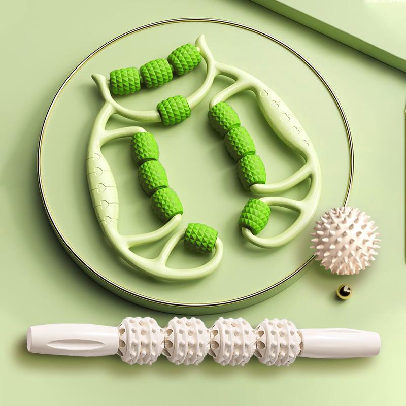 Circular Leg Massager Roller Fitness Equipment Female Roller Exercise Small Leg Muscle Elimination And Relaxation Slimming Tool