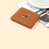 PU Leather Sausage Dog Organ Card Bag Solid Color Leather Card Holder Short Coin Purse  Work