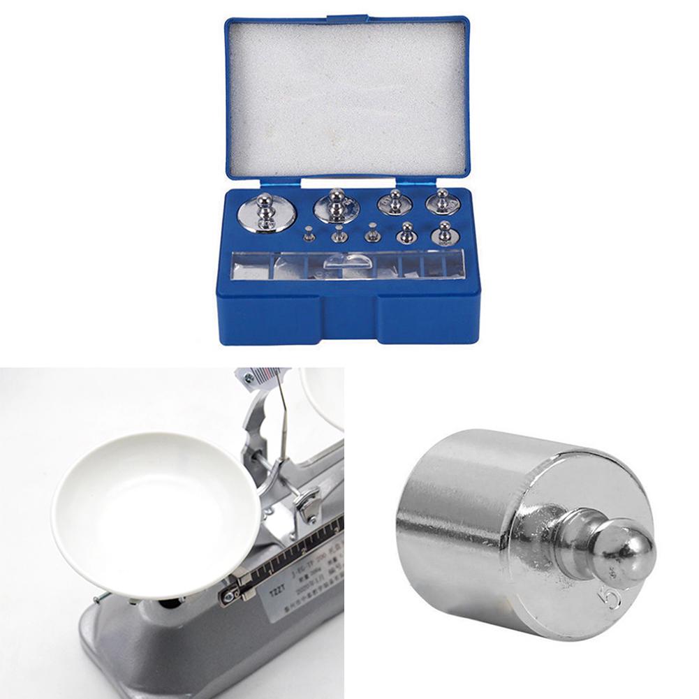 17pcs Chrome Plating Jewelry Scale 10mg-100g Accurate Grams Calibration Weights