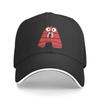Fashion Letter A Baseball Cap for Men Women Custom Adjustable Adult Monster Halloween Alphabet Dad Hat Spring