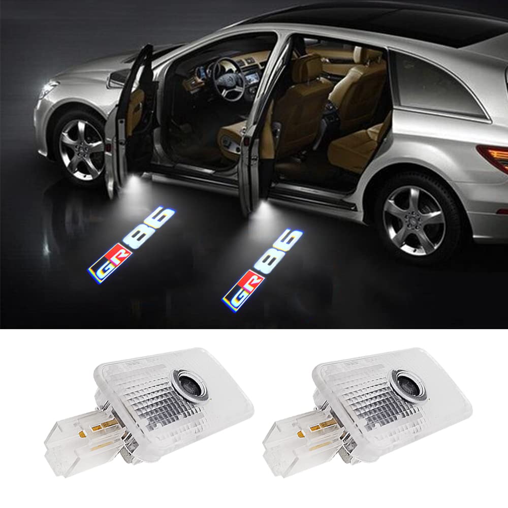 Toyota 86 LED Logo Projection Courtesy Door Welcome Courtesy Set of 2 Car Courtesy Door Compatible with Toyota ZN6 Generation ZD8 2021 GR 86 2nd