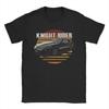 Harajuku T-Shirt Strand KITT Knight Rider Hippie T-Shirts 100% Baumwolle T-Shirt für Männer Y2K Klassisch Individuell DIY Kurzarm Tops