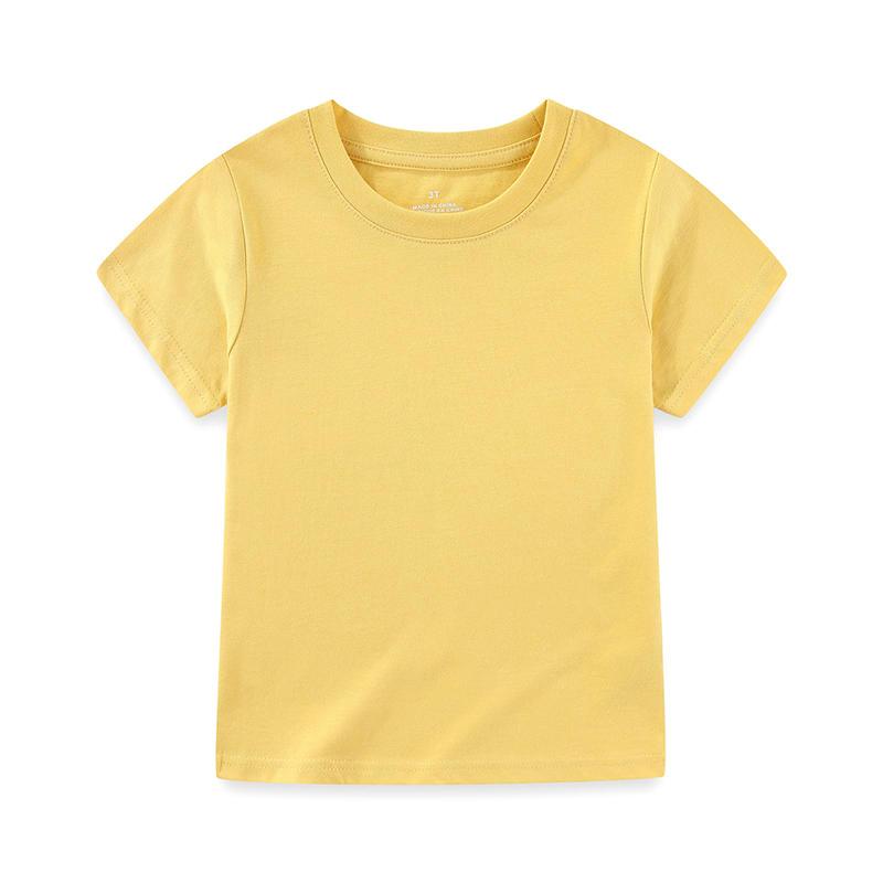 KIDDIEZOOM Modisches und bequemes kurzärmeliges T-Shirt für Säuglinge und Kleinkinder, Jungen und Mädchen, 100 % reine Baumwolle, weiche Neugeborenenkleidung