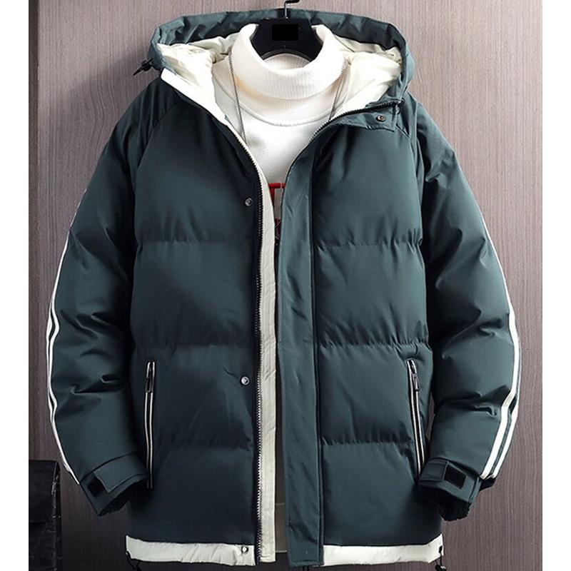 

5XL мужская очень большая ветровка мужская куртка зимняя новая повседневная свободная хлопковая куртка большого размера с капюшоном мужская ветровка 4XL зелёный
