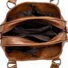 Fashion Vintage Leather Handbag Large Capacity Women's Crossbody Bag Middle-aged Women's Shoulder Bag for Daily Work Shopping and Socializing