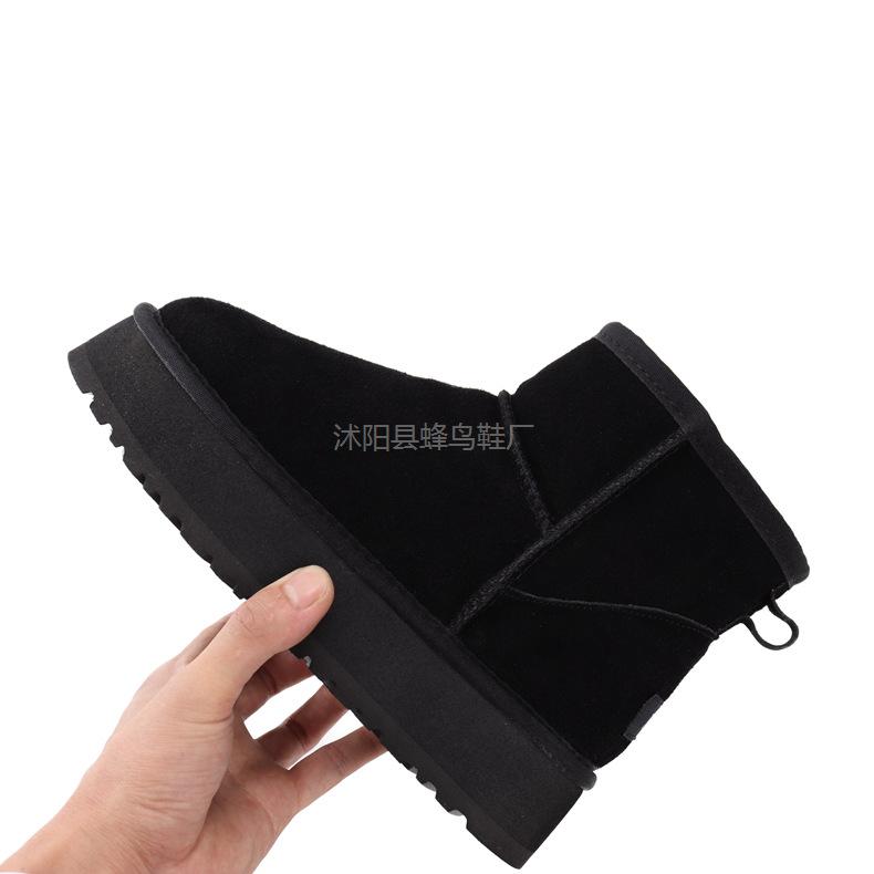 5854 thick-soled snow boots, piled and thickened Sangpo snow shoes, cotton shoes, winter footwear