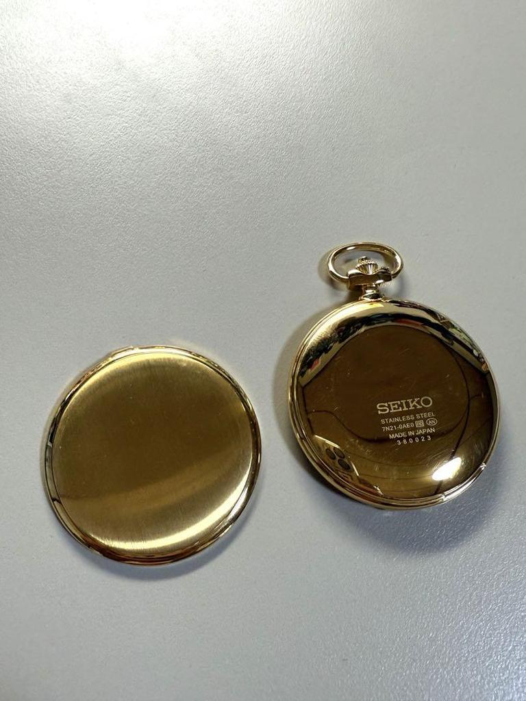 [USED] Junk SEIKO 7N21-0AE0 Pocket Watch, Used, Working Condition, SAPQ008