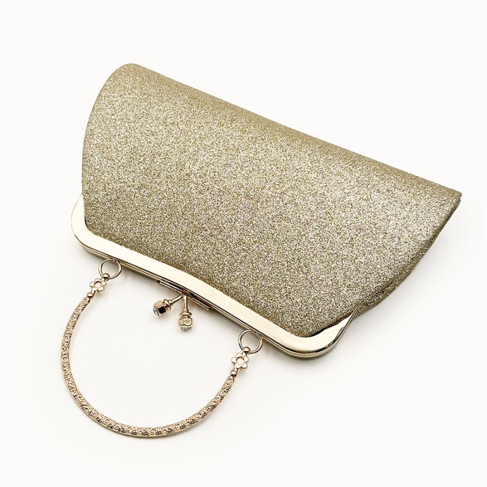 Pleated Evening Banquet Bag Large Capacity Ladies Clutch Bag Mini Shell Pattern Handbag  Women