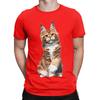 Maine Coon Orange Novelty 100 Cotton TShirt Maine Coon Tops Tees For Unisex
