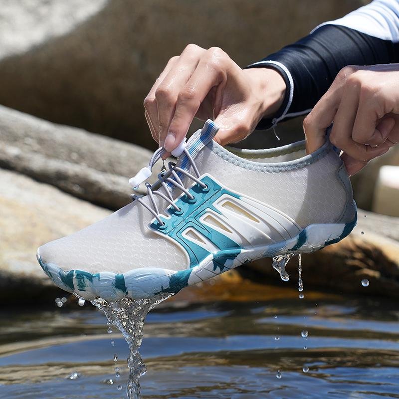 Lightweight Non-slip Wading Shoes Men Women Quick Dry Breathable Aqua Sneakers Elastic Soft Sole Beach Water Sports Shoes