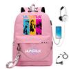 K-pop Printed Backpack for Teenager Girl Boy Bookbag Kid Gift Large Capacity Waterproof Travel Bag Rucksak
