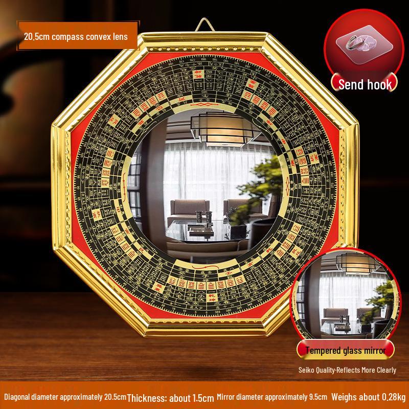 Wypukłe lustro Bagua Tai Chi do dekoracji domu i sklepu