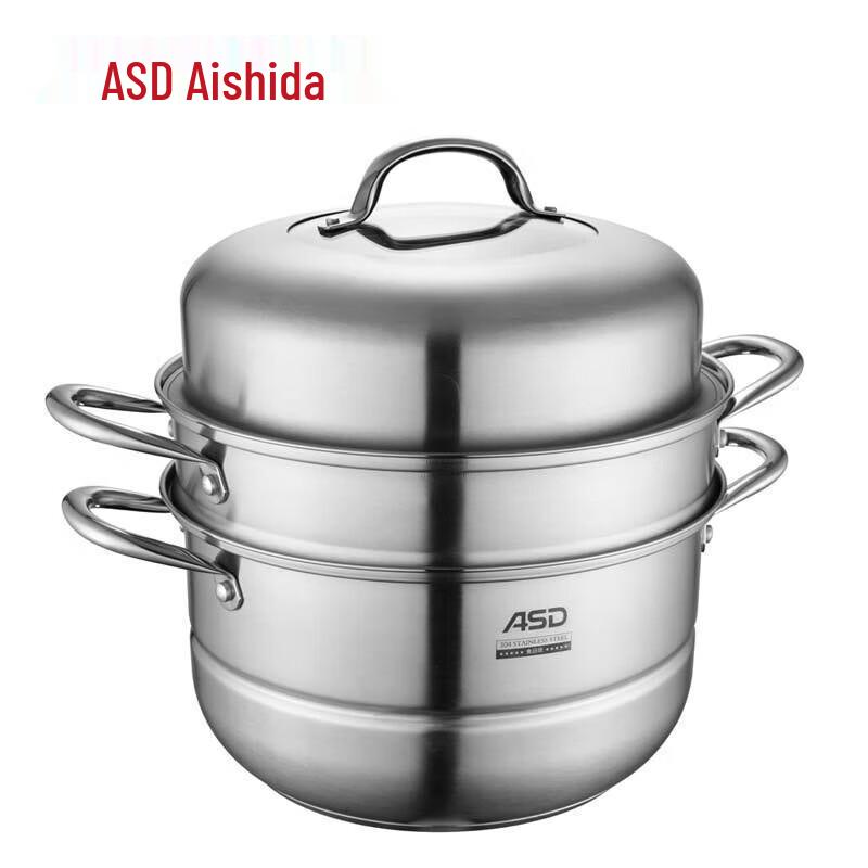 ASD Junya 2-Layer 304 Stainless Steel Steamer Pot 28cm