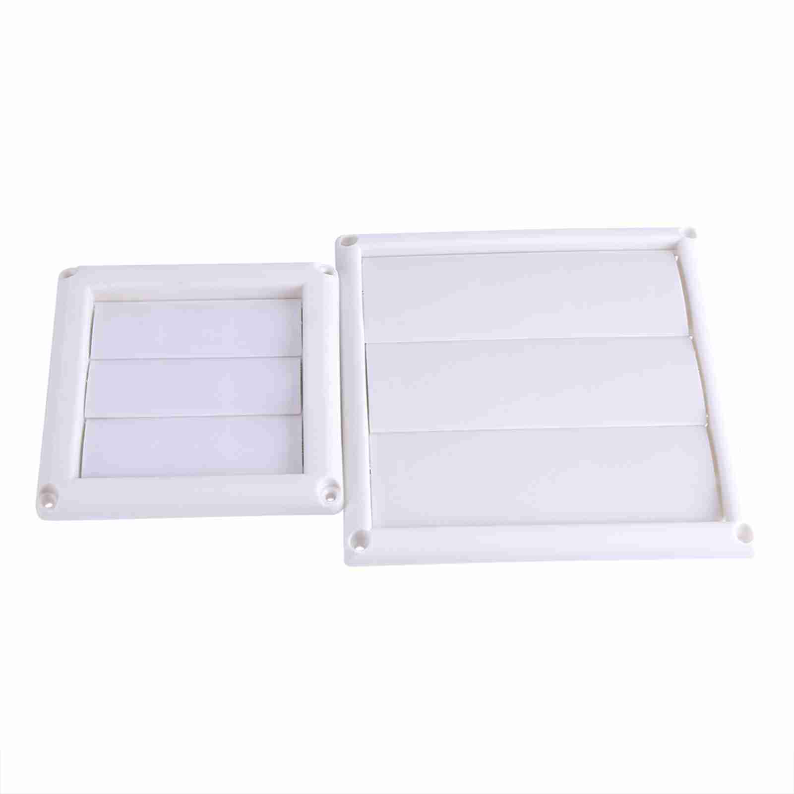 

Air vent grill Plastic Air Vent Grille Cover 3 Flaps Wall Duct Ventilation Grill With Net New Wall vent Pastic air vent 15x15CM