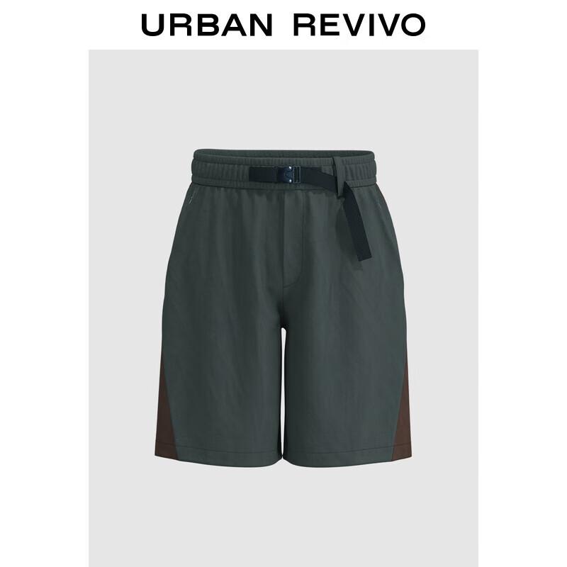 UR Men s Casual Color-block Functional Buckle Shorts 31