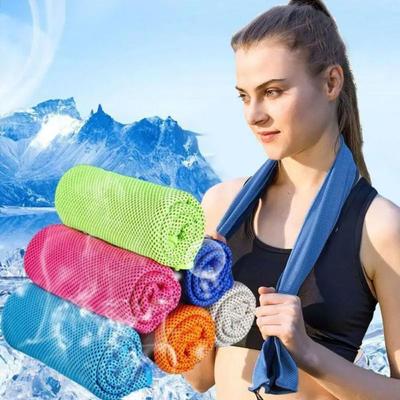 New Mini Quick Dry Fitness Cool Towel Silica Gel Microfiber Quick Drying Towel Towel Silicone Bag Sports