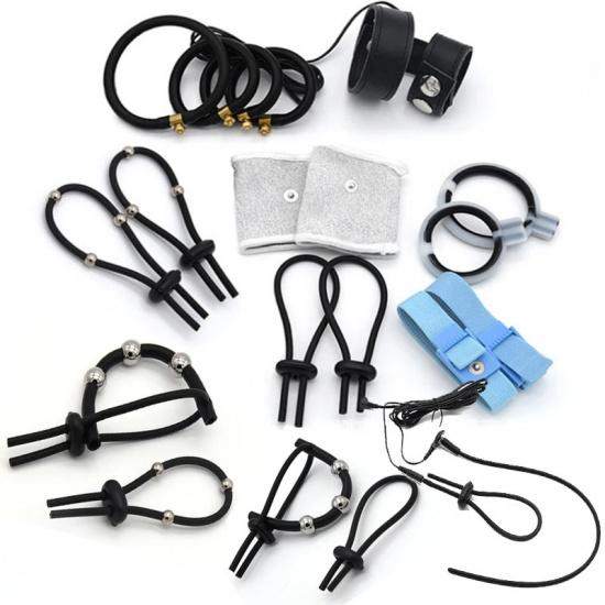 Männlicher Elektroschock-Penisring, Elektrische Stimulationsmassage-Gliedring, Verzögerungszeitring, Spielzeug mit medizinischem Thema, Sexprodukt-Zubehör