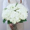 2pcs Artificial Hydrangea Flower, Real Touch Lifelike Artificial Flowers, Suitable For Outdoor Wedding Office Home Party Living Room Table Decoration