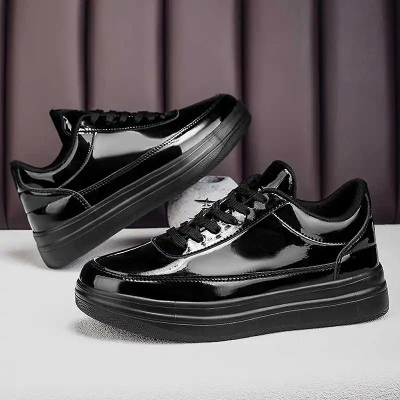 In The Forest Winter Brown Boot Woman Skateboarding Women's Fashion Sneakers Black And White Shoes Sports Character Tennes
