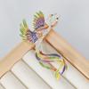 Multicolor Crystal Phoenix Brooch Pin For Women Men Enamel Flying Beauty Bird Party Office Accessories Gifts
