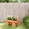 Vidaxl Decorative Trolley, 70X43X54 Cm, Solid Fir Wood