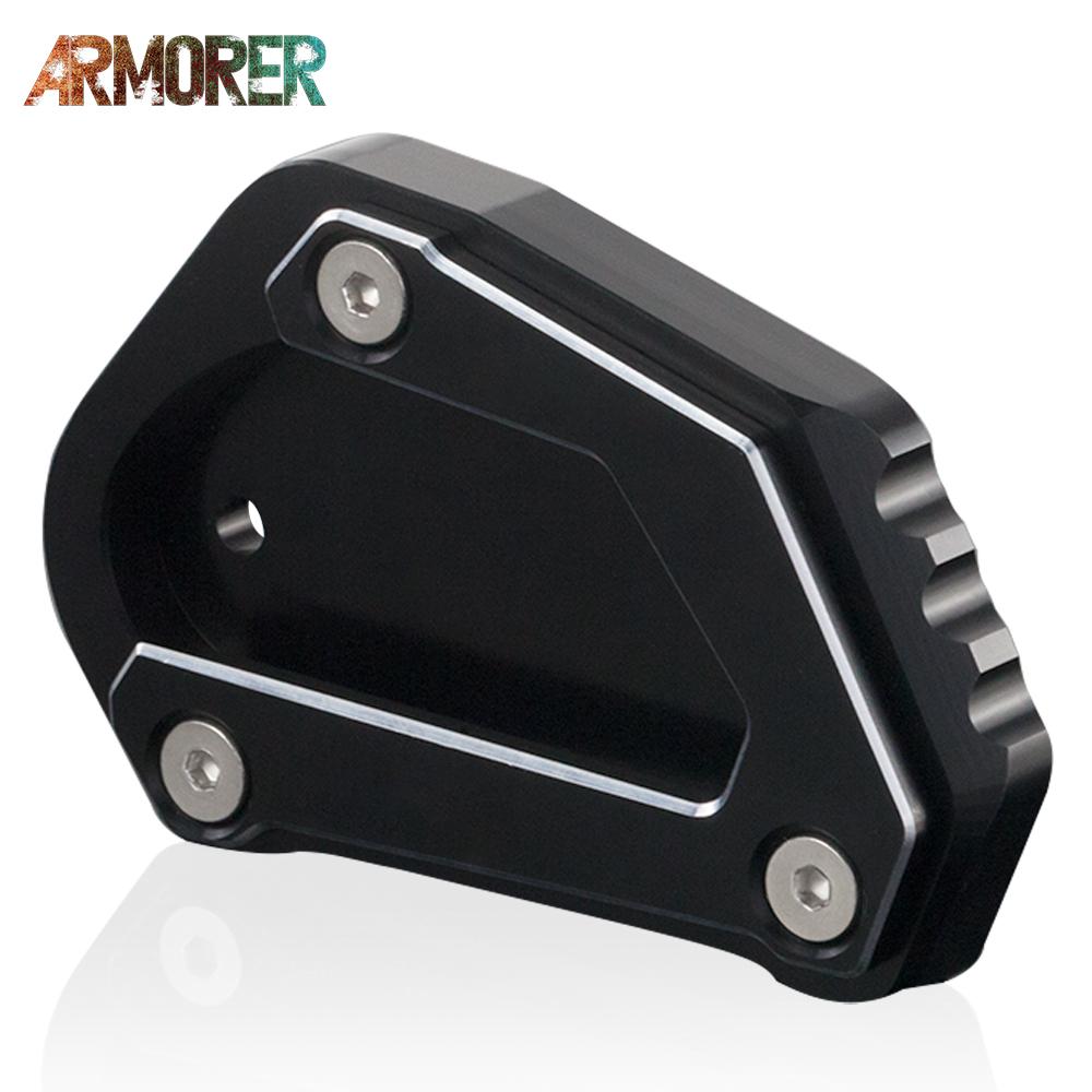 V Strom 650 Motorcycle Accessories For SUZUKI V-STROM 650/XT DL650 DL 650 Kickstand Side Stand Extension Enlarger Pad
