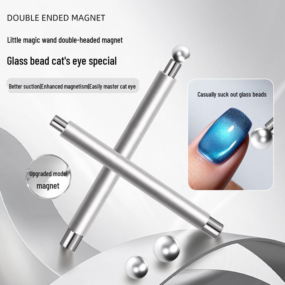Upgraded Dual-Ended Cat Eye Gel Magnet Pen for Nail Art
