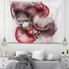 Pink Simple Illustration Decorative Tapestry Home Wall Decoration Office Living Room Tapestry
