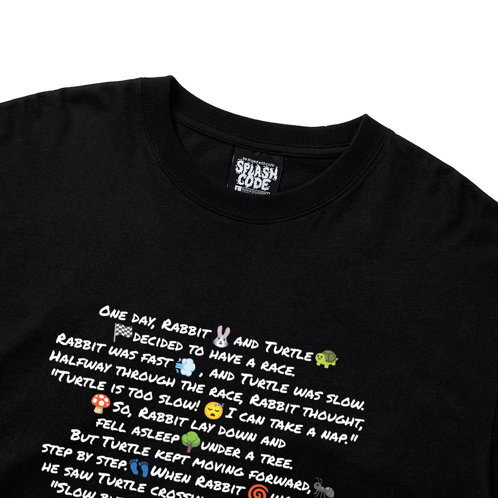 Seupeullaesikodeu Long Sleeve Black - Rabbit And Turtle