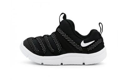 Buty sportowe codzienne dla początkujących, niskie, czarno-białe, dla niemowląt i małych dzieci AQ9662-001